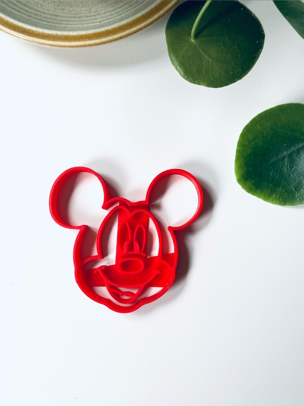 FREE Add-On Mickey Mouse Red Plastic Face Cutter & Embosser Craft Tool